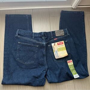 NWT Wrangler Regular Fit 38x29 Men’s Denim Jeans 100% Cotton